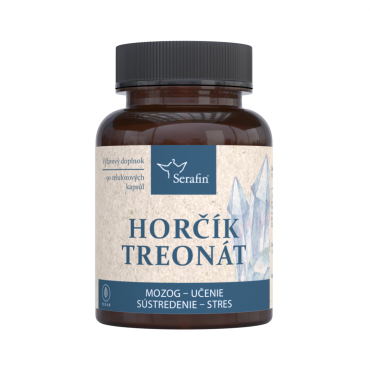 Horčík treonát - prírodné kapsuly - 90 ks kapsúl 