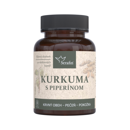 Kurkuma s piperínom - prírodné kapsuly - 90 ks kapsúl 