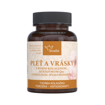 Pleť a vrásky - prírodné kapsuly - 90 ks kapsúl 