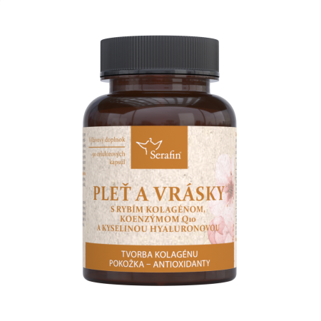 Pleť a vrásky - prírodné kapsuly - 90 ks kapsúl 