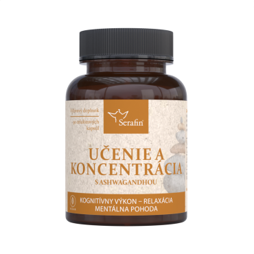 Učenie a koncentrácia - prírodné kapsuly - 90 ks kapsúl 