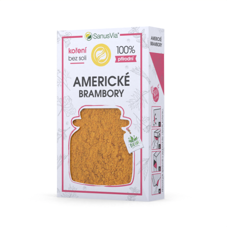 Americké zemiaky, bio korenie bez soli 46g