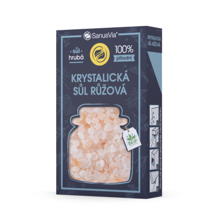 Krystalická soľ ružová - hrubá, 100g