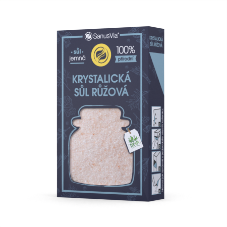 Kryštalická soľ ružová - jemná, 110g