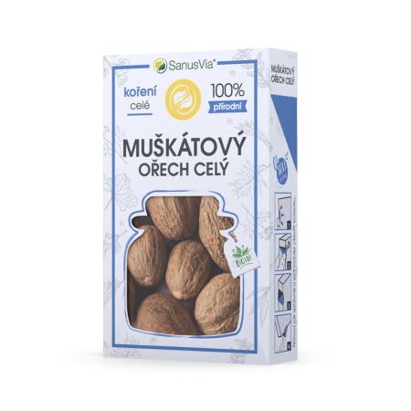 Muškátový orech celý, bio 23g