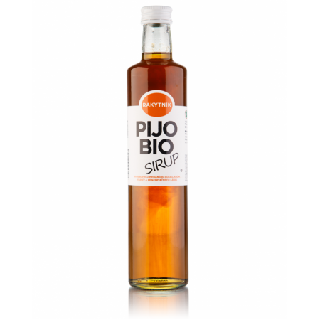 PijoBio sirup Rakytník 500ml - bez pridaného cukru