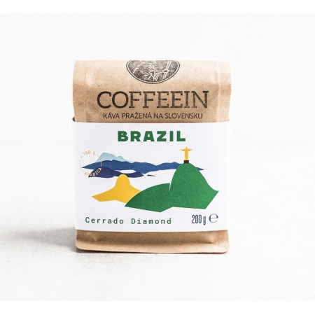 COFFEEIN - Brasil Cerrado Diamond (200 g, zrnková káva)