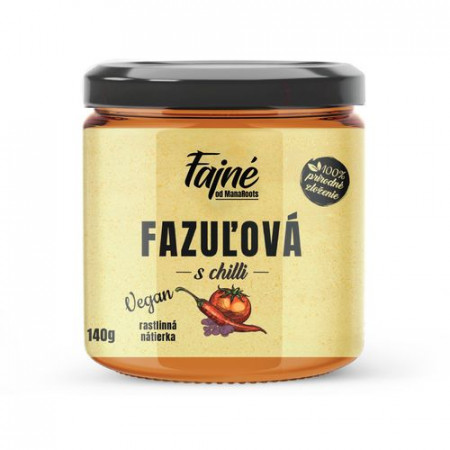 FAZUĽOVÁ NÁTIERKA S CHILLI MANA ROOTS FAJNÉ 140g