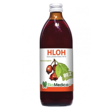 Hloh 100% šťava - 500ml EkoMedica SK