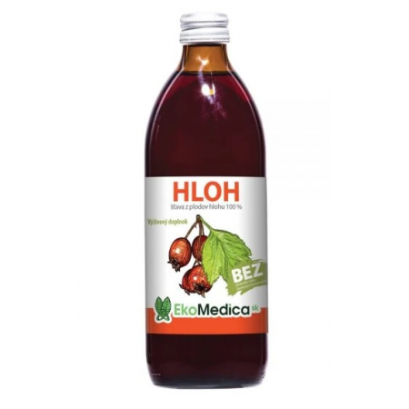 Hloh 100% šťava - 500ml EkoMedica SK