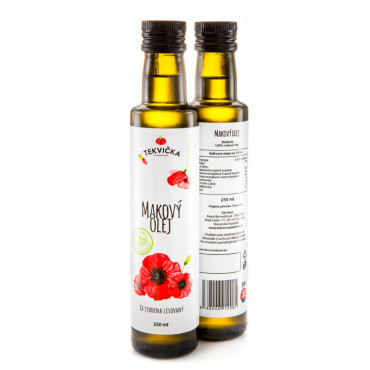 MAKOVÝ OLEJ – 100% BIO PRODUKT - 250ml