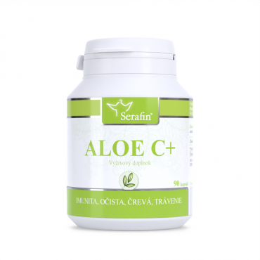 Aloe C+ - prírodné kapsuly - 90 ks kapsúl -  imunita, trávenie, črevá, očista