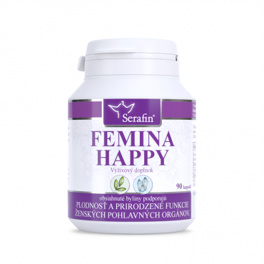 Femina happy - prírodné kapsuly - 90 ks kapsúl - plodnosť, menštruácia