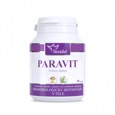 Paravit - prírodné kapsuly 90 ks - mikrobiologická rovnováha, parazity